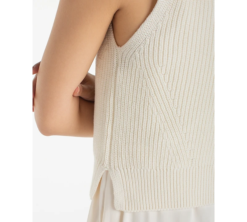 Liverpool Los Angeles Women's Crew Neck Sweater Dress