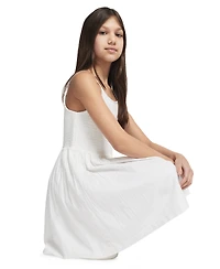 Calvin Klein Girls' 7-16 Smocked Sundress