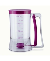 4 Cup Pancake Batter Dispenser with Squeeze Handle - Pancake Dispenser for Batter with Measuring Label