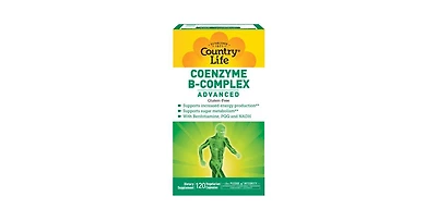 Country Life Coenzyme B Complex ,Advanced 120 Vcaps