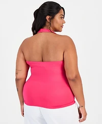 Full Circle Trends Plus Halter Neck Sleeveless Top