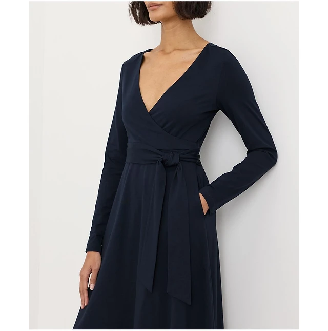pact wrap dress + Easy The silhouette you know and love Women's PACT Fit & Flare