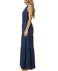 Ny Collection Women's Sleeveless Flare-Leg Jumpsuit