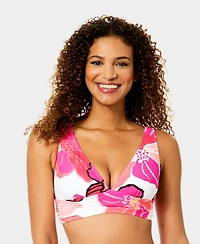 Anne Cole Women's Soft Shirred Band Swim Bralette