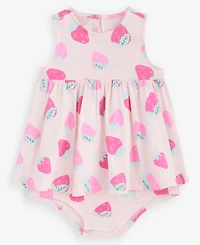 First Impressions Baby Girls' 0M-24M Strawberry-Print Sunsuit, Macy's Exclusive
