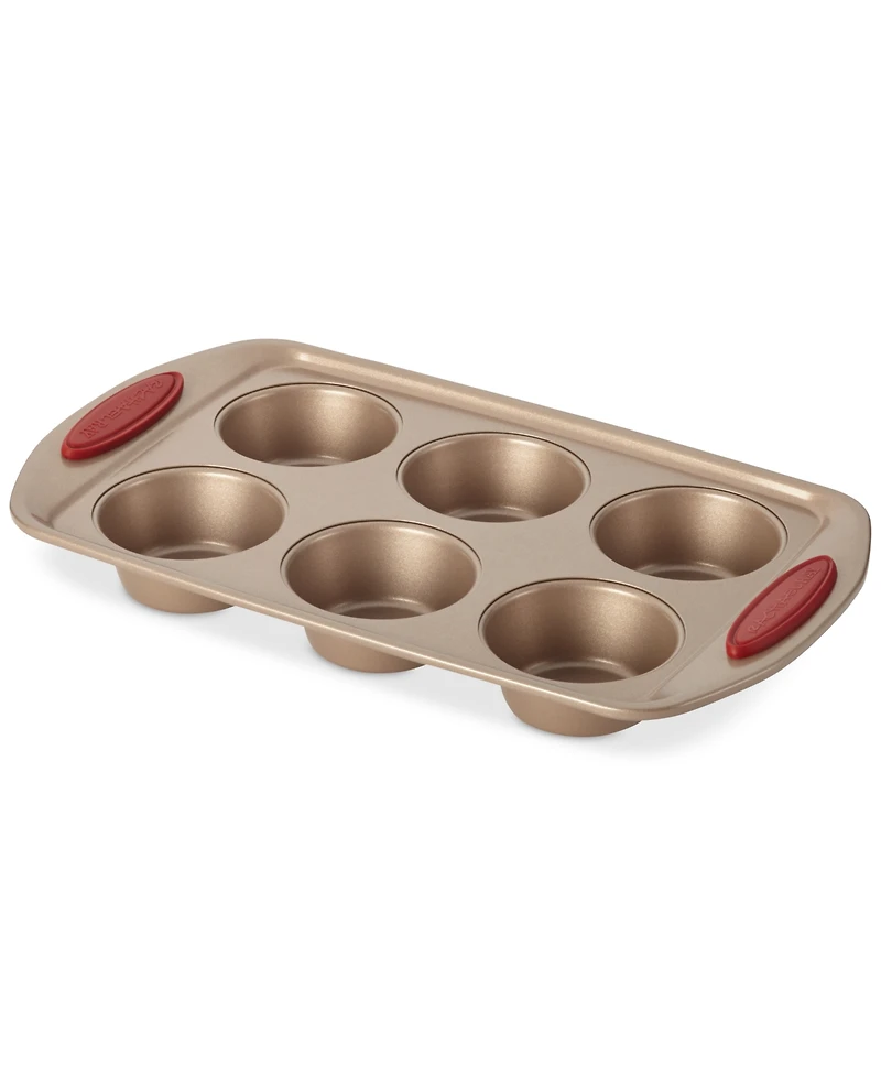 Rachael Ray Cucina 4-Pc. Cranberry Red Nonstick Bakeware Set