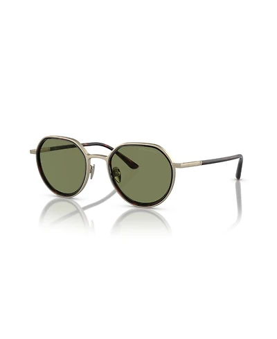 Giorgio Armani Men's Round Sunglasses, AR6144