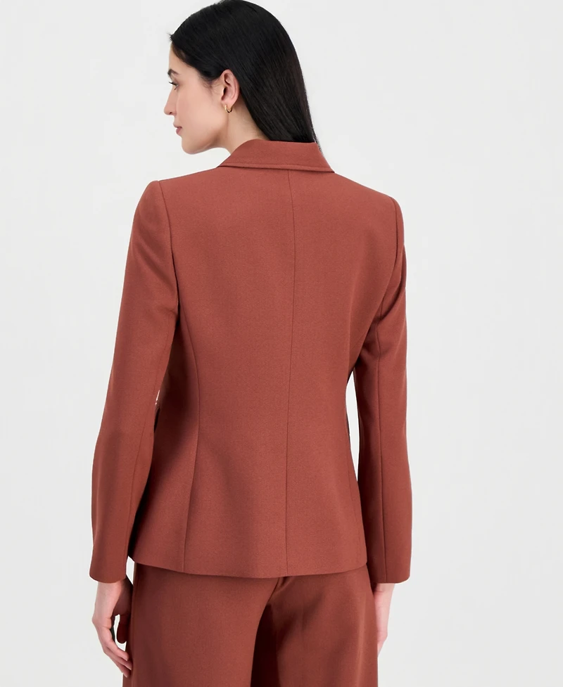Tahari Asl Women's One-Button Peak-Lapel Blazer