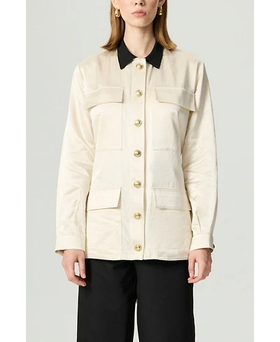 Nocturne Women's Gold Button Detailed Jacket