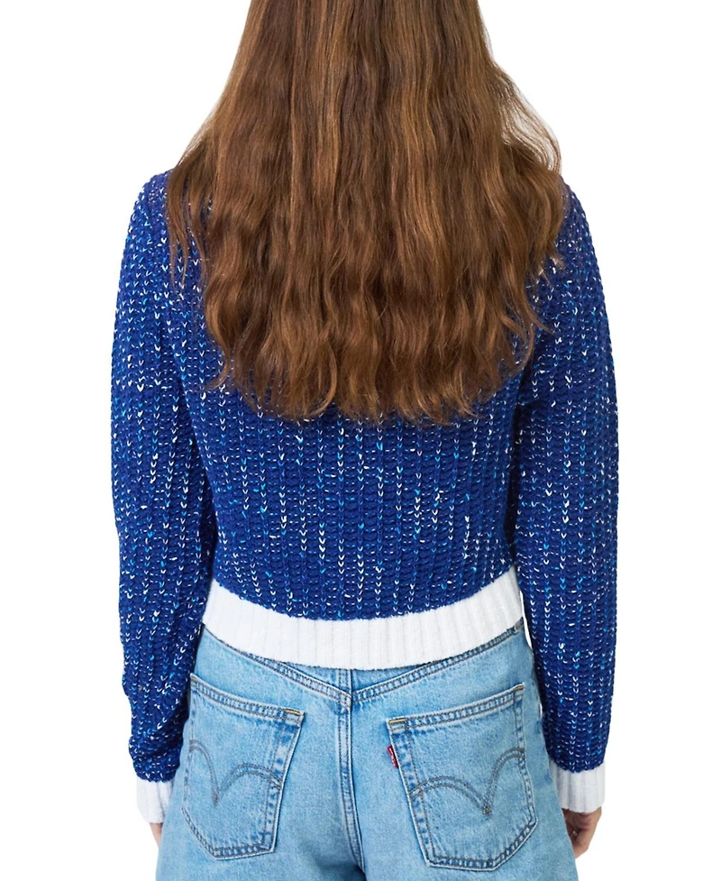 Central Park West Women's Allie Cropped Chunky Cardigan