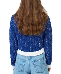 Central Park West Women's Allie Cropped Chunky Cardigan