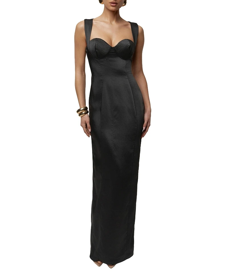 Jluxlabel Women's Amour Satin Maxi Dress