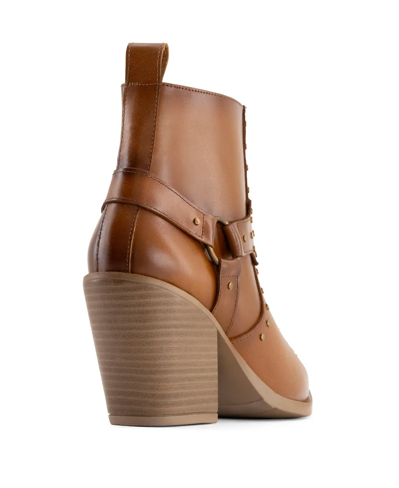 Forastero Women's Western Fashion Leather Booties