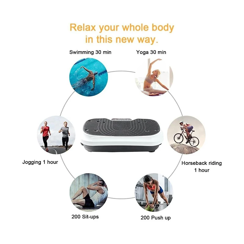 Seamless Outdoors Fit Vibrations - Fitness Plate