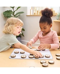 Kaplan Early Learning Magnetic Wood Cookie Counters - 21 Pieces