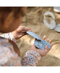 Kaplan Early Learning Magnetic Matching Aquatic Life Fossil Stones - Set of 8