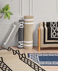 Jean Pierre New York Double Border Runner Rug, 26" x 45"