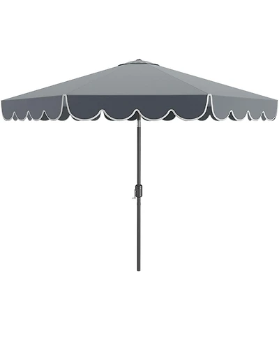 10 Ft Outdoor Market Umbrella with Crank and Tilt