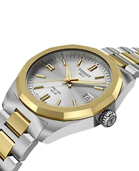 Tissot Unisex Two-Tone and Yellow Gold Stainless Steel Watch, 34mm