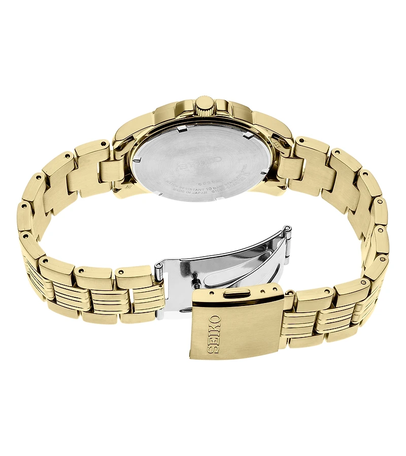 Seiko Men's Gold Stainless Steel Dial Bracelet Watch, 39.6mm