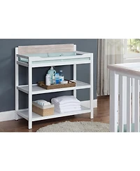 Flynama Modern Multi Purpose Changing Table Gray Finish with Removable Tray Convertible to Bookshelf