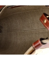 Pre-Owned Chloe Small Woody Convertible Tote Canvas with Leather