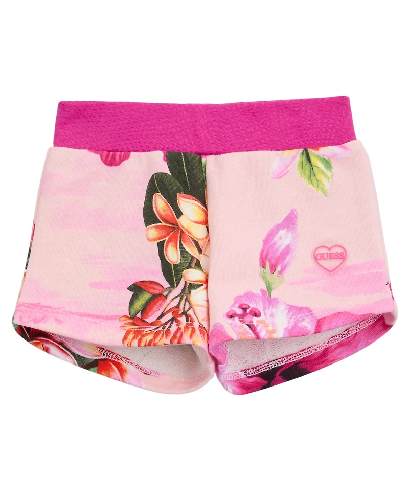 Guess Baby Girls' Short-Sleeve T-Shirt and Shorts, 2-Piece Set