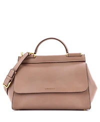 Pre-Owned Dolce & Gabbana Large Miss Sicily Bag Leather