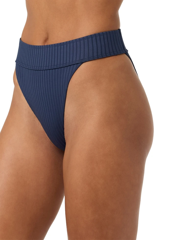 O'Neill Women's Shorebreak Rib Santa Barbara High-Rise Bikini Bottom