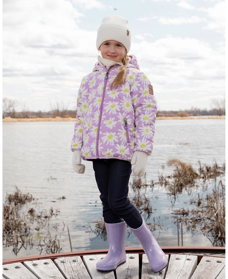 Deux par Big Girls Quilted Mid-Season Jacket