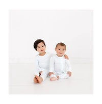 Motette Toddler Boys Cloud Stripe Pajama Set