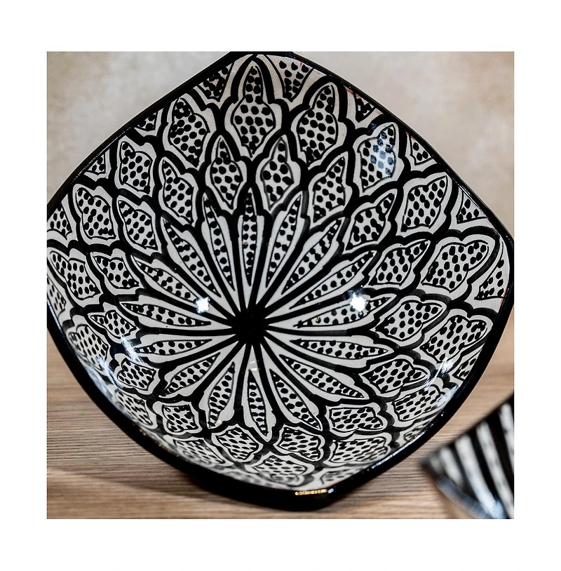 Verve Culture Ceramic Safi Set of 3 Nesting Bowls