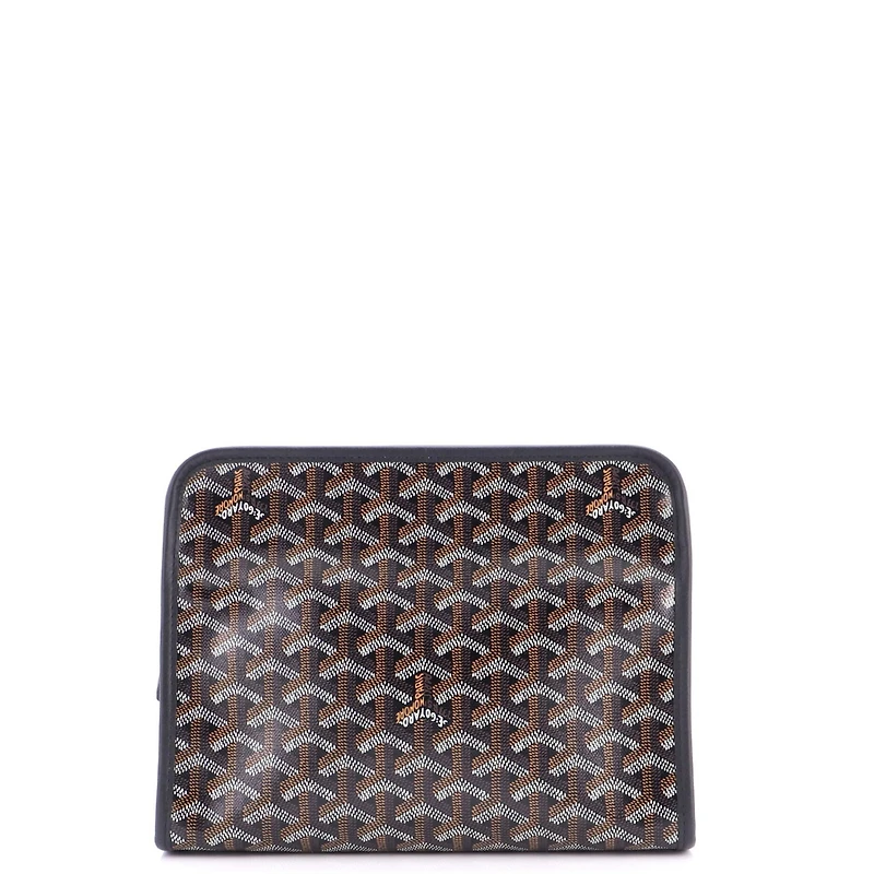 Pre-Owned Goyard Mm Jouvence Toiletry Pouch Coated Canvas