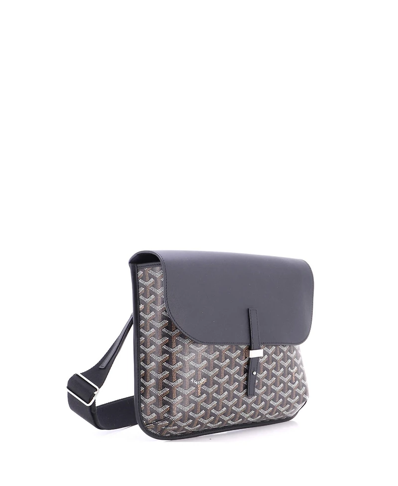 Pre-Owned Goyard Coursier Messenger Bag Coated Canvas and Leather