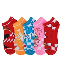 Sonic the Hedgehog Women's Characters 5-Pair Ankle Socks