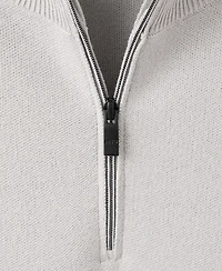 Mango Men's Comfort Stretch Zip-Up Sweater