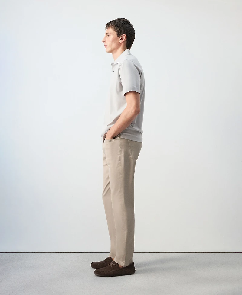Mango Men's Regular-Fit Cotton Pants