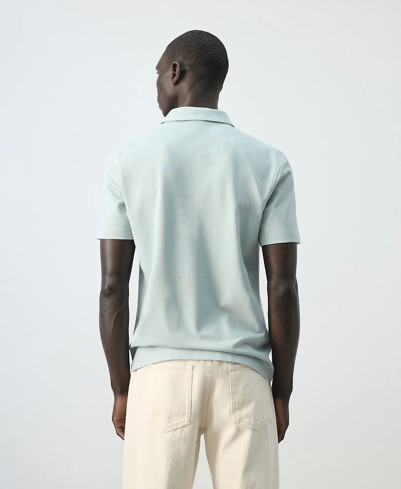 Mango Men's Slim Fit Pique Polo Shirt