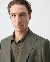 Mango Men's Amalfi Slim Fit Double-Breasted Suit Blazer