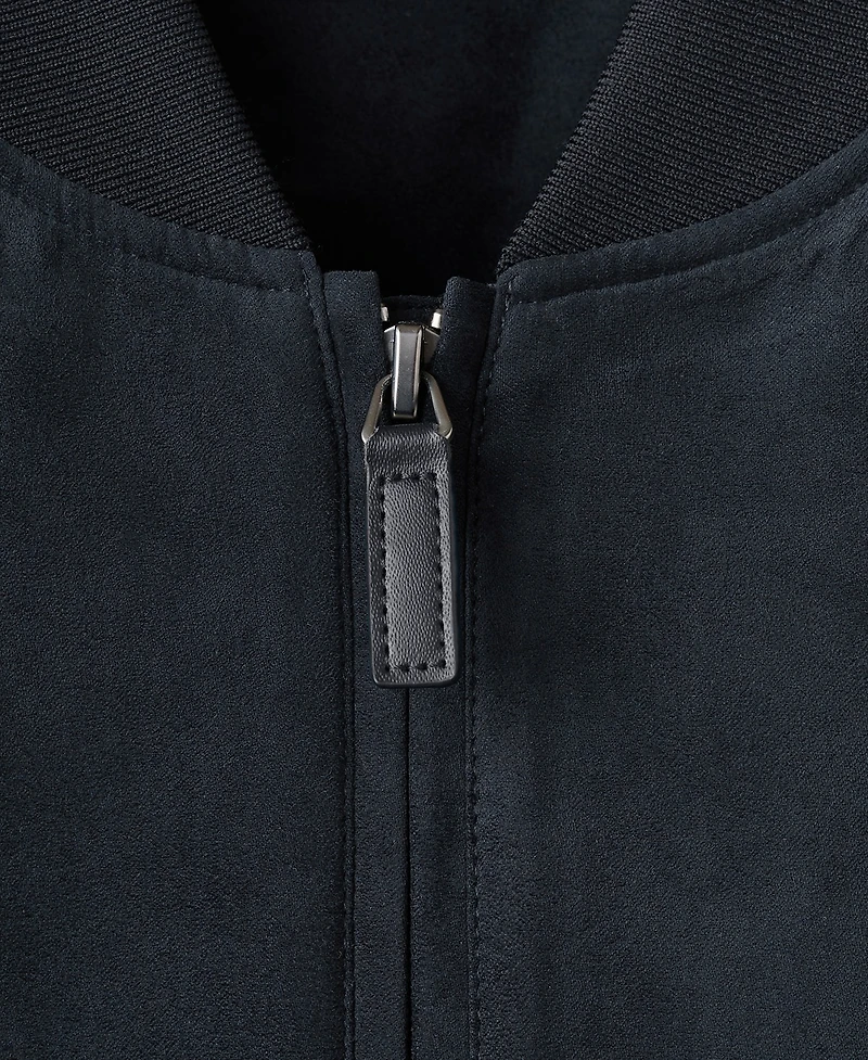 Mango Men's Suede-Effect Bomber Jacket