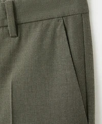 Mango Men's Slim-Fit Cropped Pants