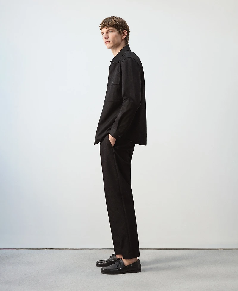 Mango Men's Regular-Fit Pleated Pants