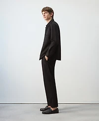 Mango Men's Regular-Fit Pleated Pants