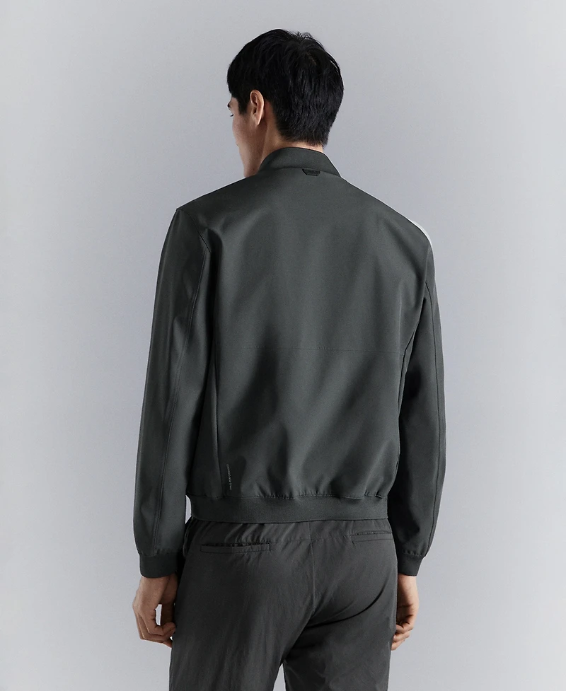 Mango Men's Water-Repellent Bomber Jacket