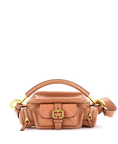 Pre-Owned Chloe Small Buckle Zip Camera Bag Leather