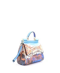 Pre-Owned Dolce & Gabbana Medium Miss Sicily Bag Printed Leather