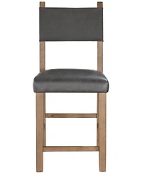 Macai 8-Pc. Faux Leather Counter Height Chair Set