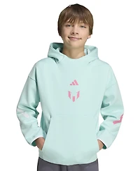 adidas Boys' and Girls' 6-20 Messi Z.n.e. Soccer Hoodie