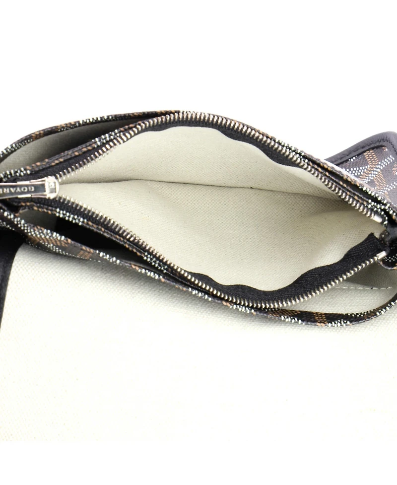 Pre-Owned Goyard Plumet Clutch Wallet Coated Canvas