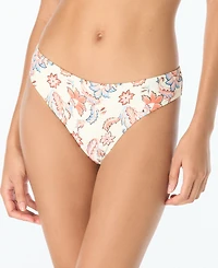 Vince Camuto Women's Printed High-Cut Swim Bottoms